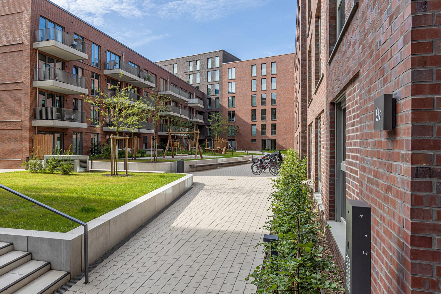 Wohnbebauung - Kolbenhöfe - Quartier nachher