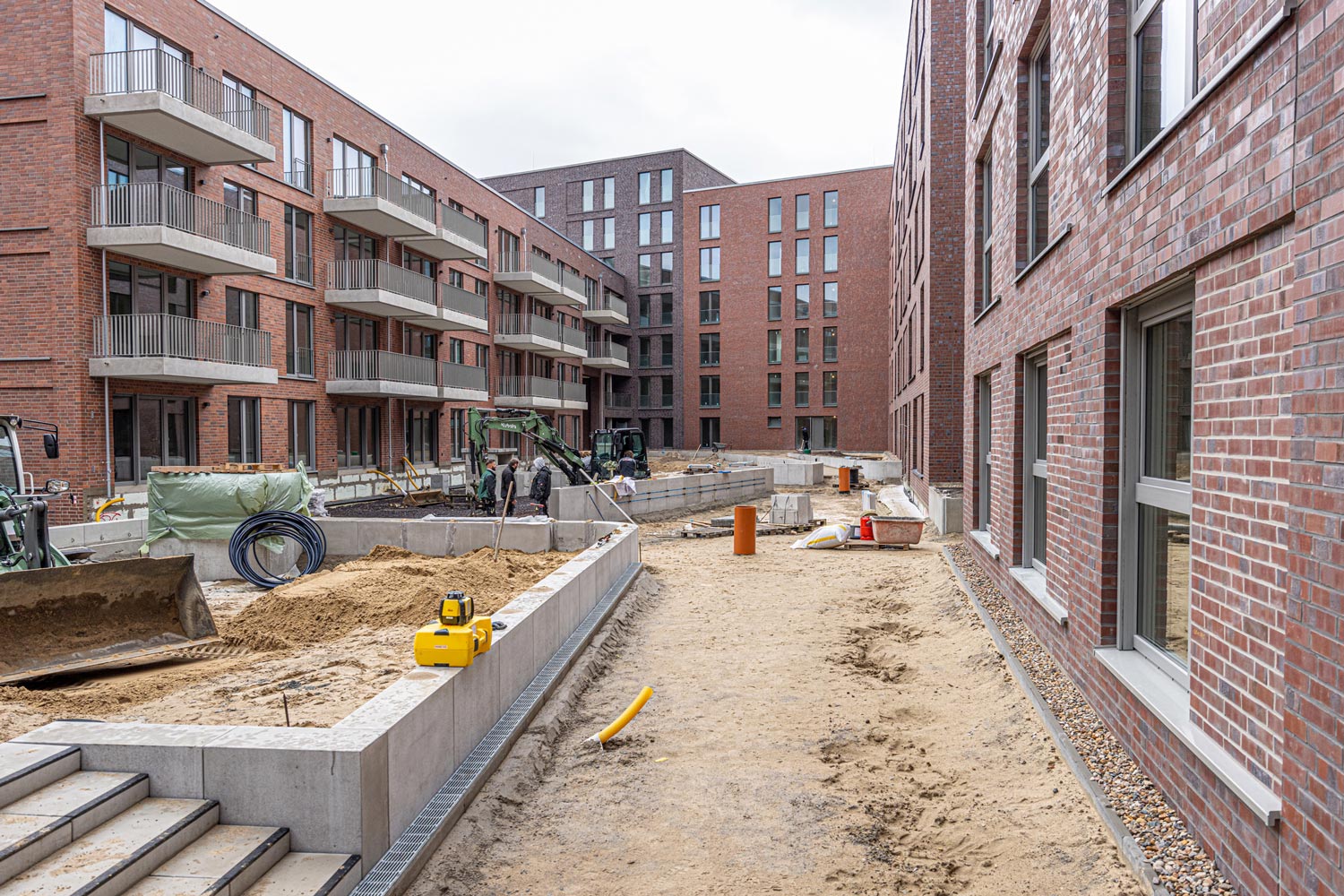 Wohnbebauung - Kolbenhöfe - Quartier vorher