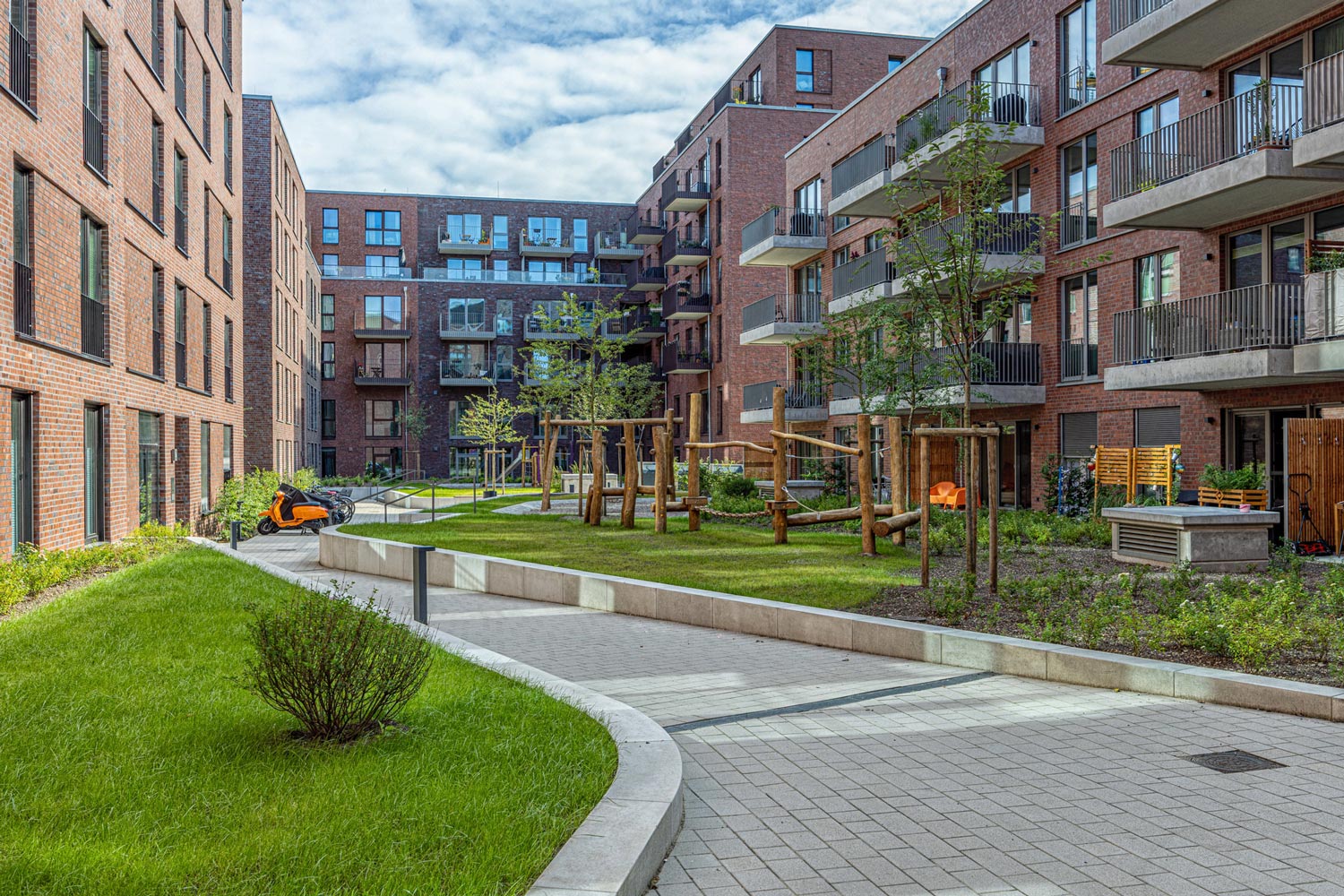 Wohnbebauung - Kolbenhöfe - Quartier nachher