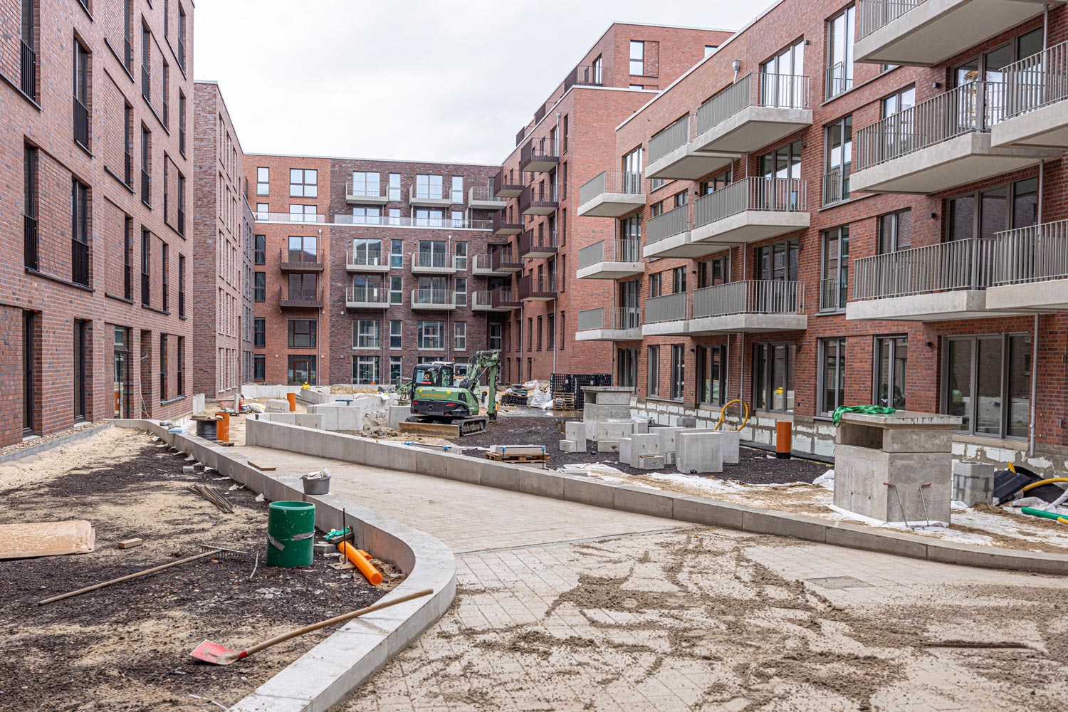 Wohnbebauung - Kolbenhöfe - Quartier vorher